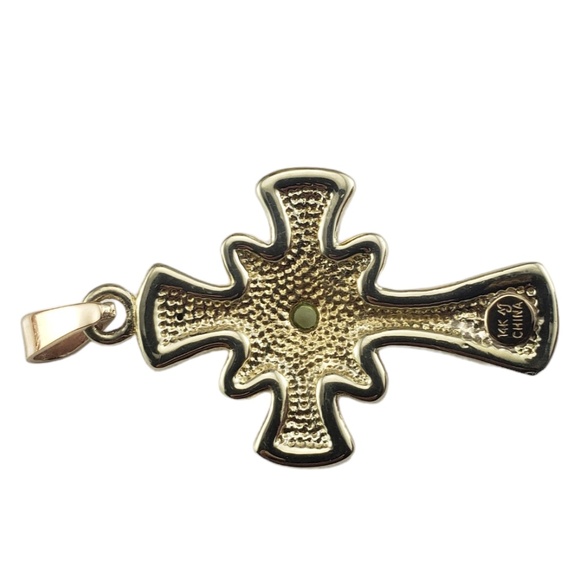 14 Karat Yellow Gold Cross Pendant #16238 - Picture 4 of 7